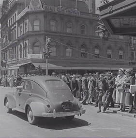 Negative - Melbourne - Street - Buildings - Fayrefield Hays, Allan Doney, 1950 -1970