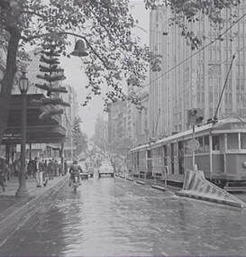 Negative - Melbourne - Street - Buildings - Hume, Allan Doney, 1950 -1970