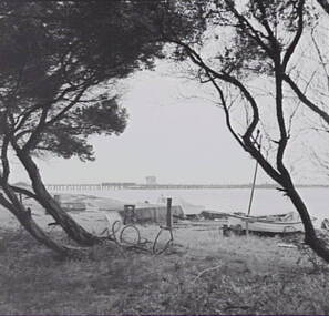 Negative - Indented Heads - Beach - Boats - Pier, Allan Doney, 1950 -1970