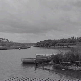 Negative - Anglesea - Boats - River, Allan Doney, 1950 -1970