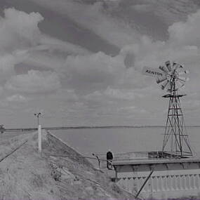Negative - Waranga Basin - Reservoir - Windmill - Mrs Doney, Allan Doney, 1950 -1970