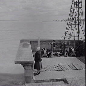 Negative - Waranga Basin - Reservoir - Windmill - Mrs Doney, Allan Doney, 1950 -1970