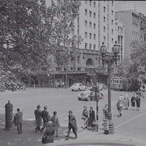 Negative - Melbourne - Street - Zerchos, Allan Doney, 1950 -1970