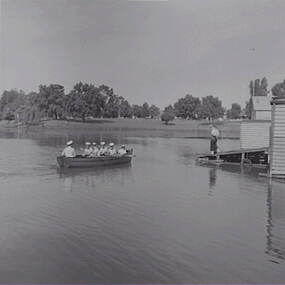 Negative - Lake Weeroona Bendigo - Sea Cadets - Boat Shed, Allan Doney, 1950 -1970