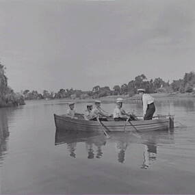 Negative - Lake Weeroona Bendigo - Sea Cadets, Allan Doney, 1950 -1970