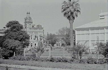 Negative - Conservatory Gardens Bendigo - Black Swan Hotel Bendigo - Gillies, Allan Doney, 1950 -1970
