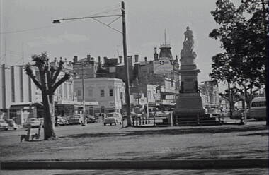 Negative - Pall Mall Bendigo - Gold Monument - Shamrock Hotel Bendigo, Allan Doney, 1950 -1970