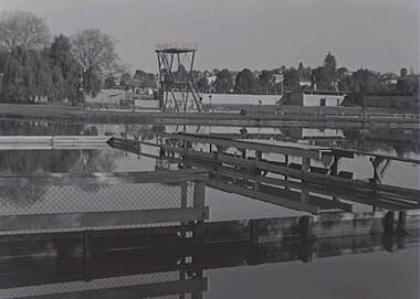 Negative - Bendigo Baths - Diving Platform, Allan Doney, 1950 -1970
