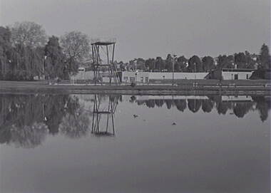 Negative - Bendigo Baths - Diving Platform, Allan Doney, 1950 -1970