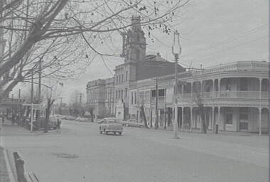 Negative - McCrae Street Bendigo - School of Mines - Hotel, Allan Doney, 1950 -1970