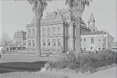 Negative - Conservatory Gardens Bendigo - Law Courts Bendigo - Police Station - Residence, Allan Doney, 1950 -1970