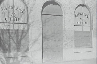 Negative - Howard Place Bendigo - Ramblers Club, Allan Doney, 1950 -1970