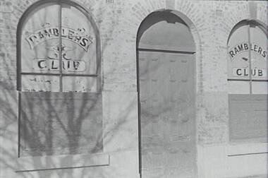Negative - Howard Place Bendigo - Ramblers Club, Allan Doney, 1950 -1970