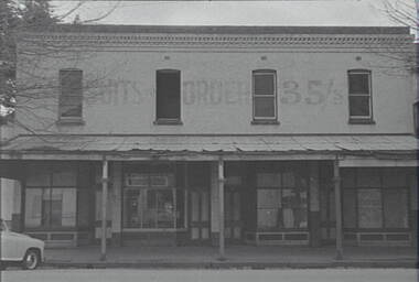 Negative - High Street Bendigo - Businesses - Upholsters, Allan Doney, 1950 -1970