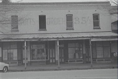 Negative - High Street Bendigo - Businesses - Upholsters, Allan Doney, 1950 -1970