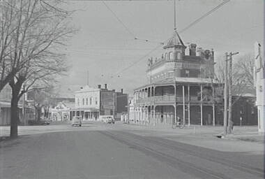 Negative - High Street Bendigo - YWCA, Allan Doney, 1950 -1970