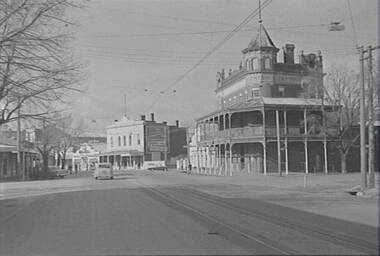 Negative - High Street Bendigo - YWCA, Allan Doney, 1950 -1970