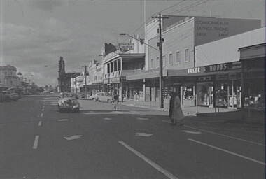 Negative - Hargreaves Street Bendigo - Baker and Woods - Commonwealth Bank, Allan Doney, 1950 -1970