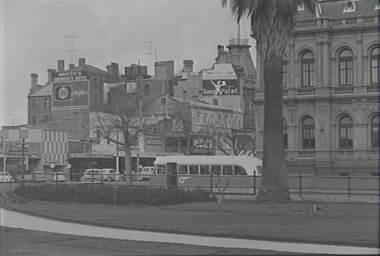 Negative - Conservatory Gardens Bendigo - Law Courts Bendigo - Pall Mall Bendigo, Allan Doney, 1950 -1970