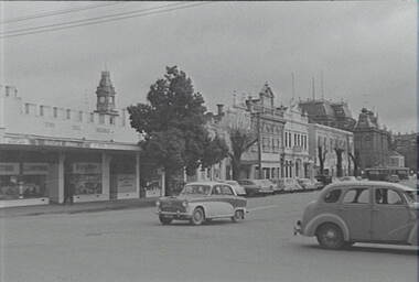 Negative - Bull Street Bendigo - Businesses - Law Courts Bendigo, Allan Doney, 1950 -1970