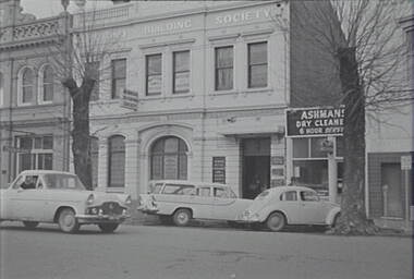 Negative - Bull Street Bendigo - Land and Building Society, Allan Doney, 1950 -1970