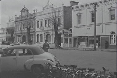 Negative - Bull Street Bendigo - London House - Beckett Chambers - Land and Building Society, Allan Doney, 1950 -1970