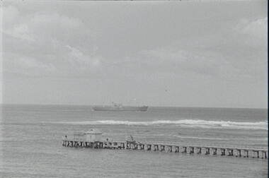 Negative - Point Lonsdale - Beach - Pier - Ship, Allan Doney, 1950 -1970