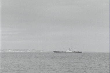 Negative - Point Lonsdale - Coastline - Ocean - Ship, Allan Doney, 1950 -1970