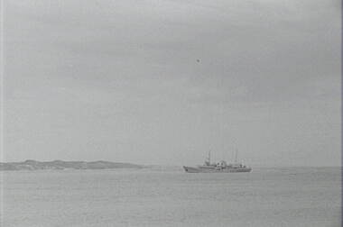 Negative - Point Lonsdale - Coastline - Ocean - Ship, Allan Doney, 1950 -1970