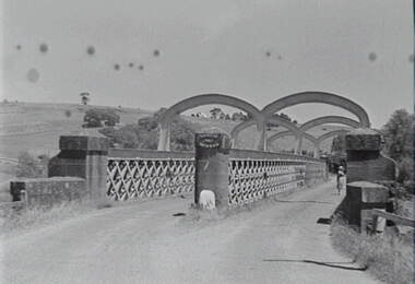 Negative - Bridge - Shire of Metrical/McIvor - Mrs Doney, Allan Doney, 1950 -1970