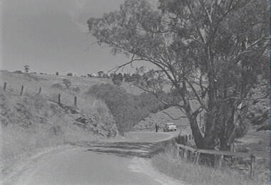 Negative - Rural Scene - Trees - Road - Rocky Hills - House, Allan Doney, 1950 -1970