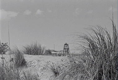 Negative - Sand Hills - Grasses - Poppet Head - Mine Buildings, Allan Doney, 1950 -1970