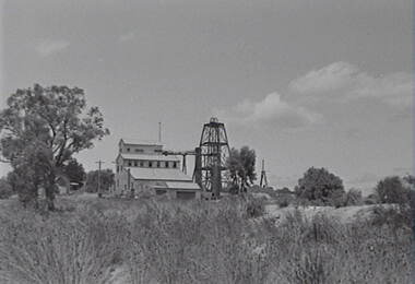 Negative - Sand Hills - Grasses - Poppet Head - Mine Buildings, Allan Doney, 1950 -1970
