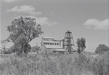 Negative - Sand Hills - Grasses - Poppet Head - Mine Buildings, Allan Doney, 1950 -1970