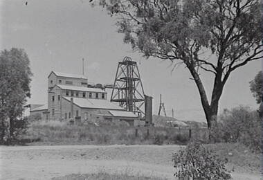 Negative - Mine Buildings - Poppet Head, Allan Doney, 1950 -1970