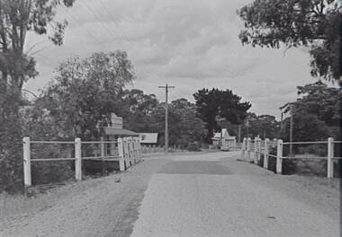 Negative - Town - Street - Businesses - Mount Moliagul Hotel - Church, Allan Doney, 1950 -1970