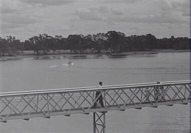 Negative - Reservoir - Foot Bridge - Boat, Allan Doney, 1950 -1970