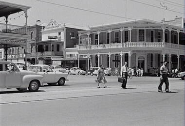 Negative - Pall Mall Bendigo - ANZ - Shamrock Hotel Bendigo - Williamson Street Bendigo, Allan Doney, 1950 -1970