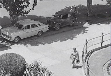 Negative - RSL Gardens - Vintage Car, Allan Doney, 1950 -1970