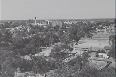Negative - Urban Scene - Camp Hill School Bendigo - Goal, Allan Doney, 1950 -1970