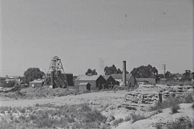 Negative - Mine - Buildings - Poppethead - Sand Hills - Rocks, Allan Doney, 1950 -1970
