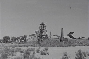 Negative - Mine - Buildings - Poppethead - Sand Hills, Allan Doney, 1950 -1970