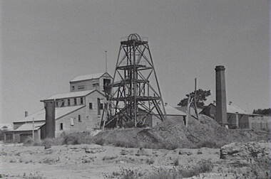Negative - Mine - Buildings - Poppethead - Sand Hills - Rocks, Allan Doney, 1950 -1970