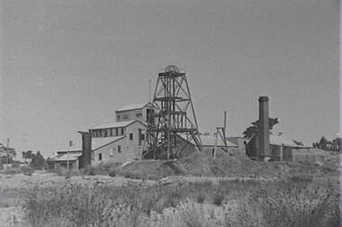 Negative - Mine - Buildings - Poppethead - Sand Hills, Allan Doney, 1950 -1970