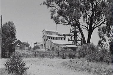 Negative - Mine - Buildings - Poppethead, Allan Doney, 1950 -1970