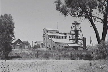 Negative - Mine - Buildings - Poppethead, Allan Doney, 1950 -1970