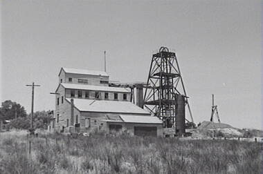 Negative - Mine - Buildings - Poppethead, Allan Doney, 1950 -1970