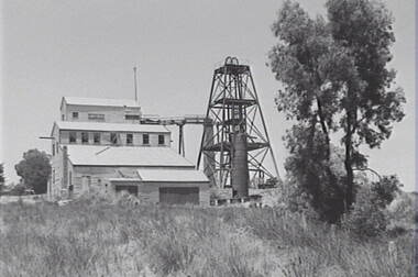 Negative - Mine - Buildings - Poppethead, Allan Doney, 1950 -1970