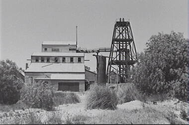 Negative - Mine - Buildings - Poppethead - Sand Hills, Allan Doney, 1950 -1970