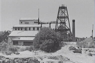 Negative - Mine - Buildings - Poppethead - Sand Hills - Rocks, Allan Doney, 1950 -1970